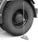 Device for measuring the circumference of wheel